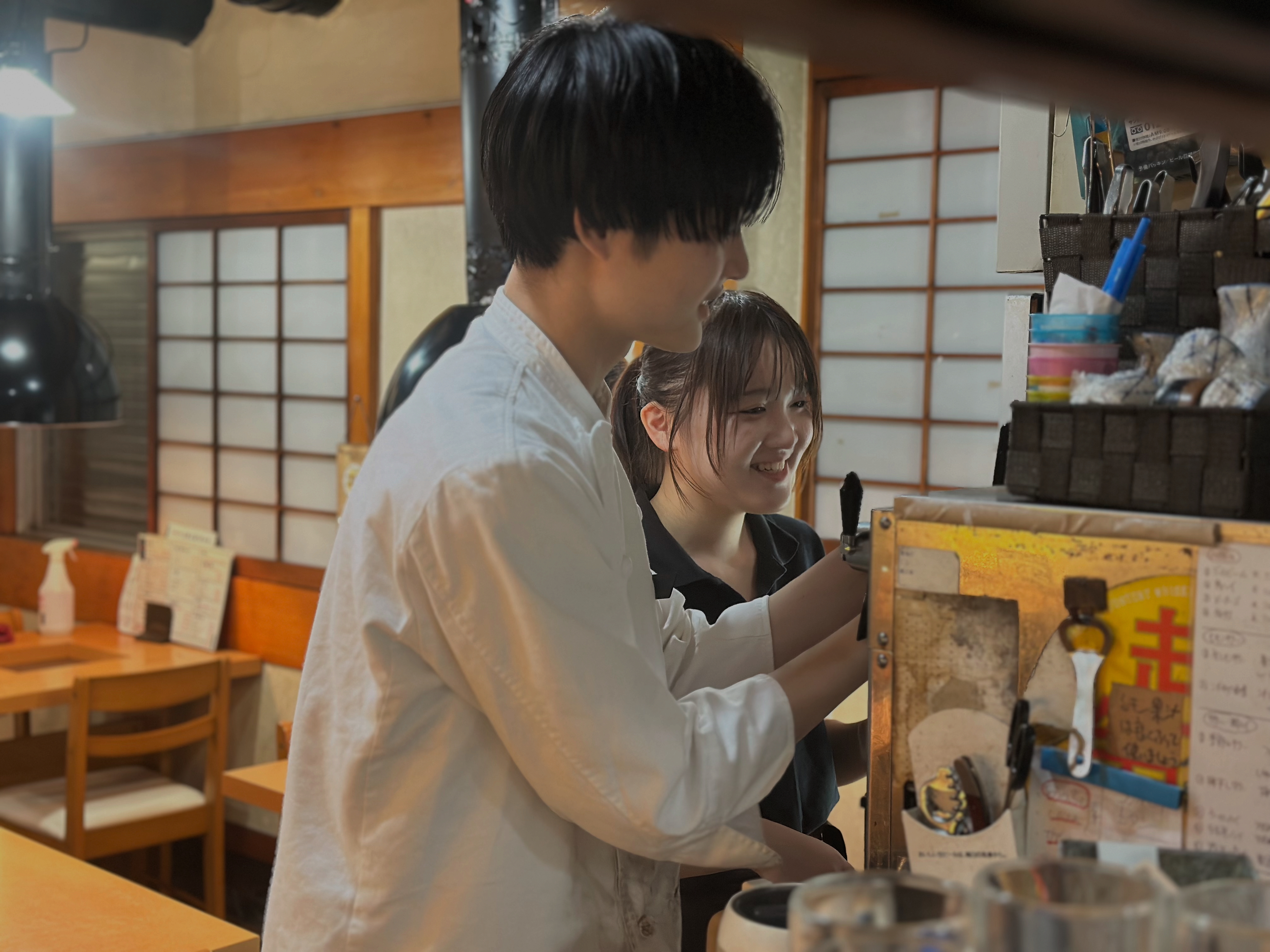 初めてのバイトでも先輩が丁寧に指導します！